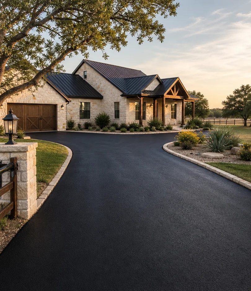Driveway sealing and crack repair planning for Granbury homes and rural approaches.